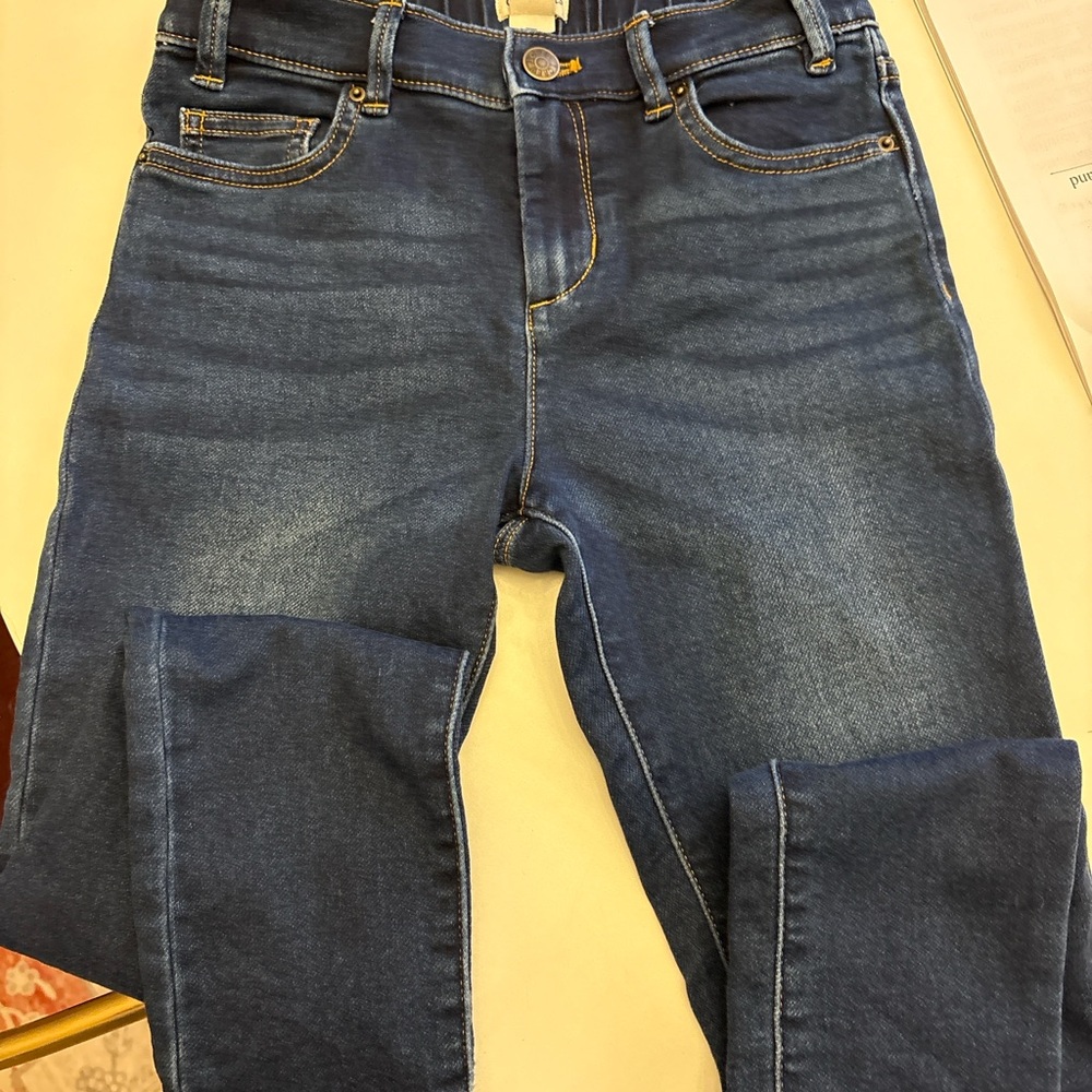 NWOT - Crewcuts Girls Skinny Jeans Size 10 Dark Wash Stretch Denim